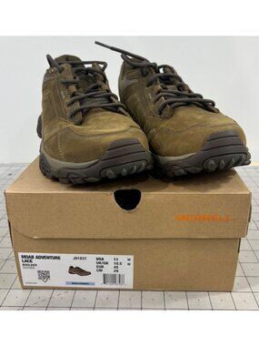 Merrell Men's Moab Adventure Lace Hiking Shoes Size 11 Boulder New